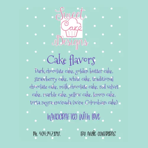 Cake flavors