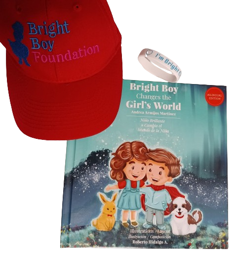 Donacion Exclusiva, Gorra y Libro Bilingüe Tapa dura de Regalo